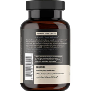 TERRA ORIGIN Sleep 5Mg Melatonin, L - Tryptophan - 60 Capsules - Suppviv
