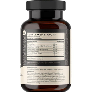 TERRA ORIGIN Sleep 5Mg Melatonin, L - Tryptophan - 60 Capsules - Suppviv