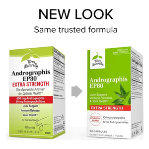 Terry Naturally Andrographis EP80 Extra Strength - 60 Capsules - Suppviv