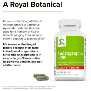 Terry Naturally Andrographis EP80 Extra Strength - 60 Capsules - Suppviv