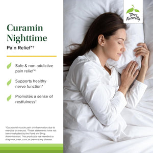 Terry Naturally Curamin Nighttime - Curcumin & DLPA Capsule Supplement - Non - Gmo Supplement to Support Healthy Sleep & Relaxation - Herbal Supplement with Melatonin - 60 Capsules - Suppviv