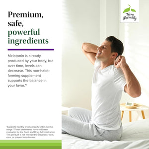 Terry Naturally Melatonin EP120 - Supports Rest & Healthy Immune Function 60 Tablets - Suppviv