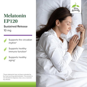 Terry Naturally Melatonin EP120 - Supports Rest & Healthy Immune Function 60 Tablets - Suppviv