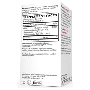 Terry Naturally Thyroid Care - Complete Metabolic Function 120 Capsules - Suppviv