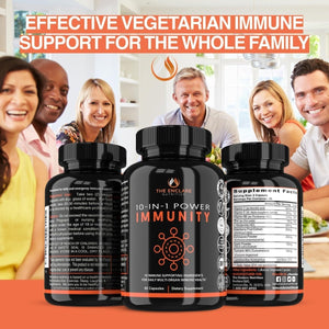 THE ENCLARE NUTRITION 10 in 1 Immune Support Booster Supplement 60 Count - Suppviv