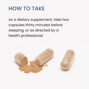 The Wellness Company Restful Sleep with Melatonin | 60 Capsules - Suppviv