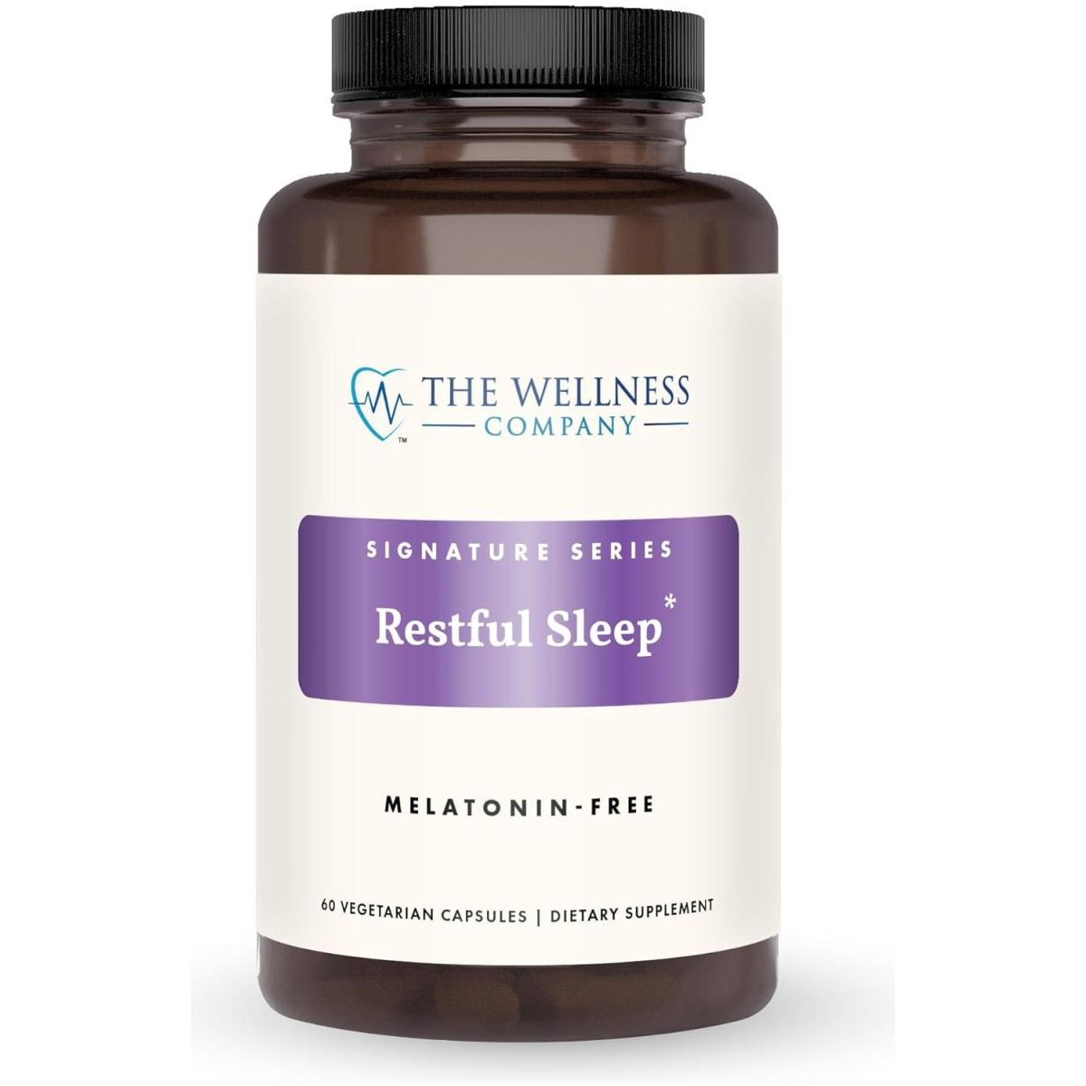 The Wellness Company Restful Sleep with Melatonin | 60 Capsules - Suppviv