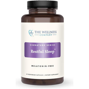 The Wellness Company Restful Sleep with Melatonin | 60 Capsules - Suppviv