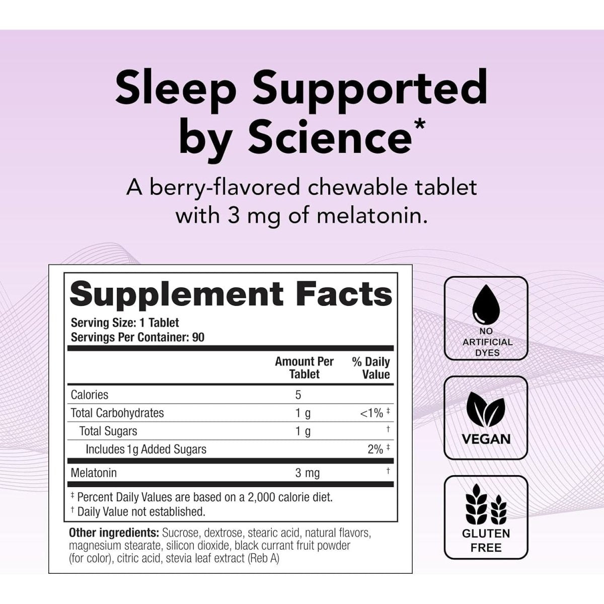 Theralogix Theratonin Melatonin - Sleep Support Supplement (90 Tablets) 90 Day Supply - Suppviv