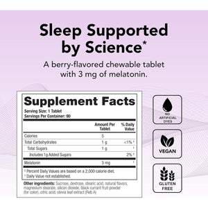 Theralogix Theratonin Melatonin - Sleep Support Supplement (90 Tablets) 90 Day Supply - Suppviv