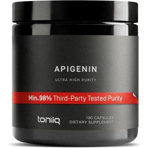 Toniiq Ultra High Strength Apigenin - 100Mg Concentrated Formula 180 Capsules - Suppviv