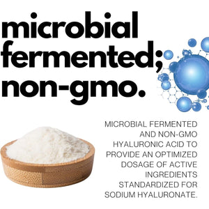 Ultra High Purity Hyaluronic Acid Capsules 500Mg - 95% Sodium Hyaluronate - Suppviv