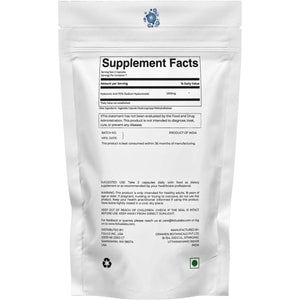 Ultra High Purity Hyaluronic Acid Capsules 500Mg - 95% Sodium Hyaluronate - Suppviv