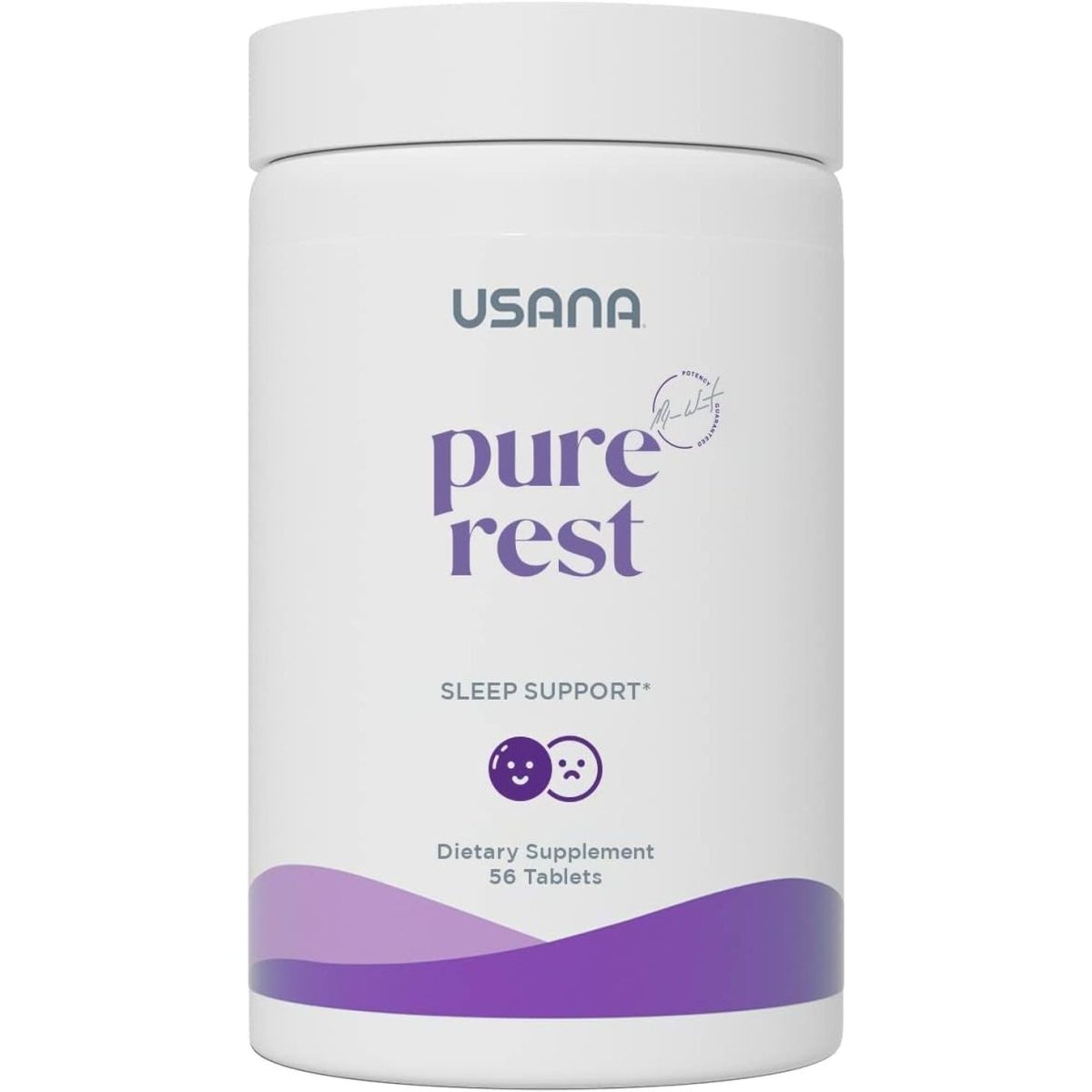 USANA Pure Rest Melatonin Supplement for Sleep Support - 56 Tablets - Suppviv