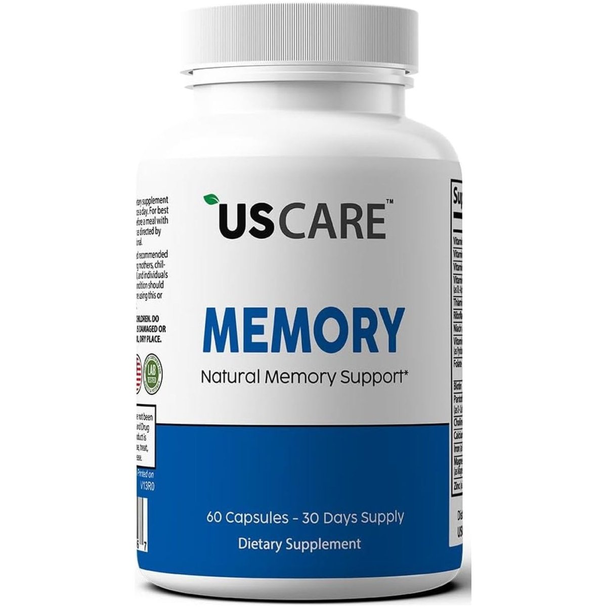 Uscare Memory - Natural Memory Support Formulated with 40 Unique Nootropics - Suppviv
