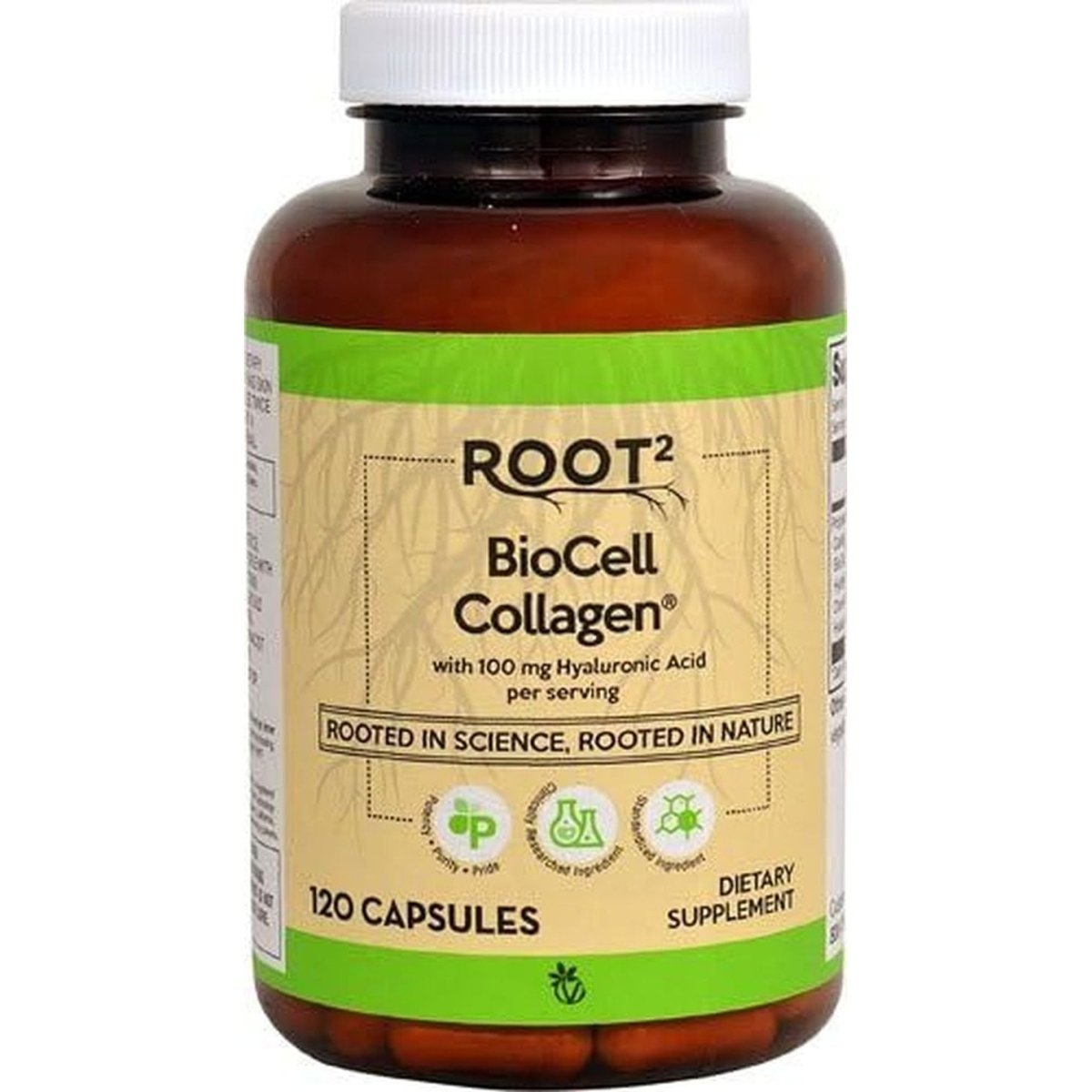 Vitacost Hyaluronic Acid with Biocell Collagen II - 100 Mg per Serving - 120 Capsules - Suppviv