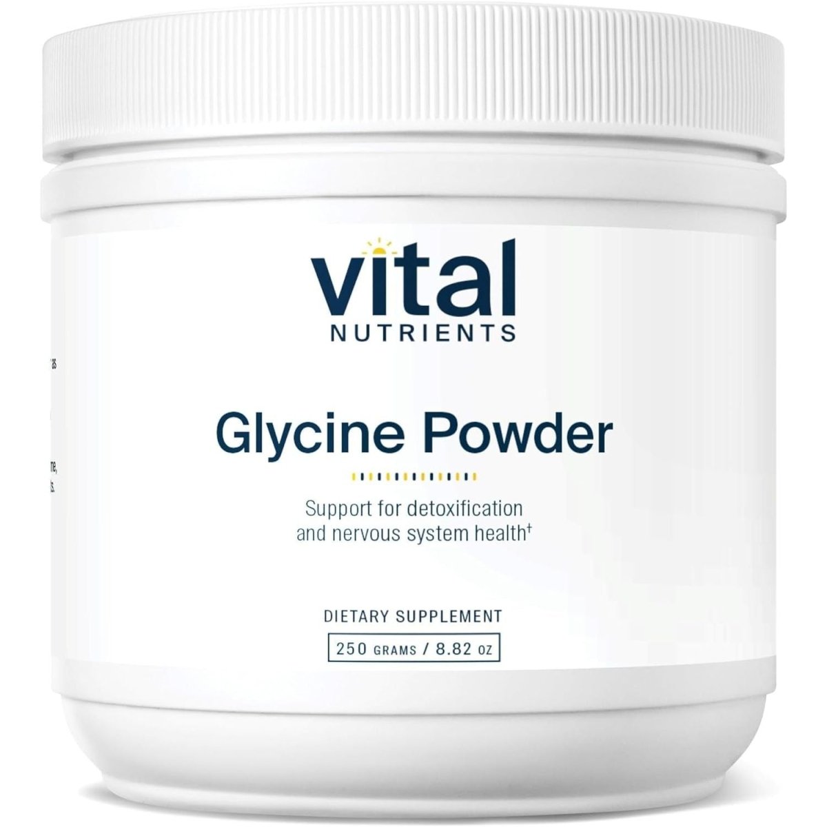 Vital Nutrients Glycine Powder 250G | Amino Acid to Promote Restful Sleep, Stress Relief, Memory, and Cognitive Support* 625 Servings - Suppviv