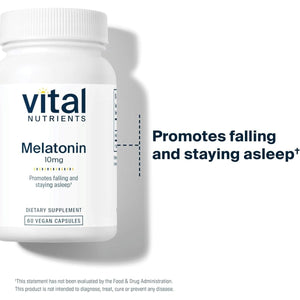 Vital Nutrients Melatonin 10Mg & Sleep Supplement 60 Capsules - Suppviv