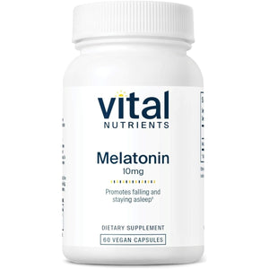 Vital Nutrients Melatonin 10Mg & Sleep Supplement 60 Capsules - Suppviv