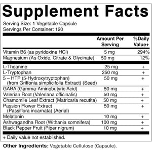 Vitamatic Advanced Sleep Aid with Melatonin - 120 Capsules - Suppviv