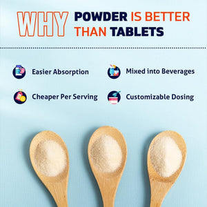 Vitamatic Hyaluronic Acid Powder 200Mg - Supports Healthy Connective Tissue and Joints - 100 Gram - Suppviv