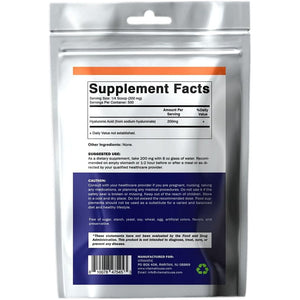 Vitamatic Hyaluronic Acid Powder 200Mg - Supports Healthy Connective Tissue and Joints - 100 Gram - Suppviv