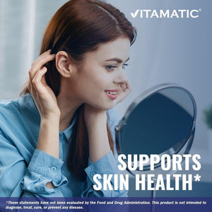 Vitamatic Hyaluronic Acid Supplements 200Mg - Promote Youthful Healthy Skin - 120 Capsules - Suppviv