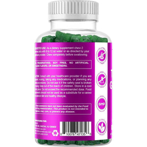 Vitamatic Vegan Thyroid Support Gummies with Iodine & Kelp - 60 Count.