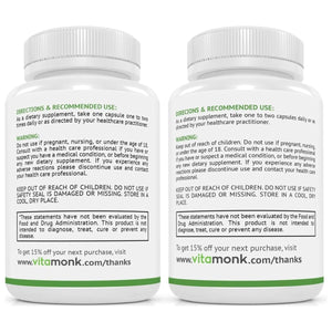 Vitamonk Alpha GPC and Uridine Stack - Mr Happy Stack - Bioavailable Choline Supplements Promote Cognition, Focus, Mental Clarity - Suppviv