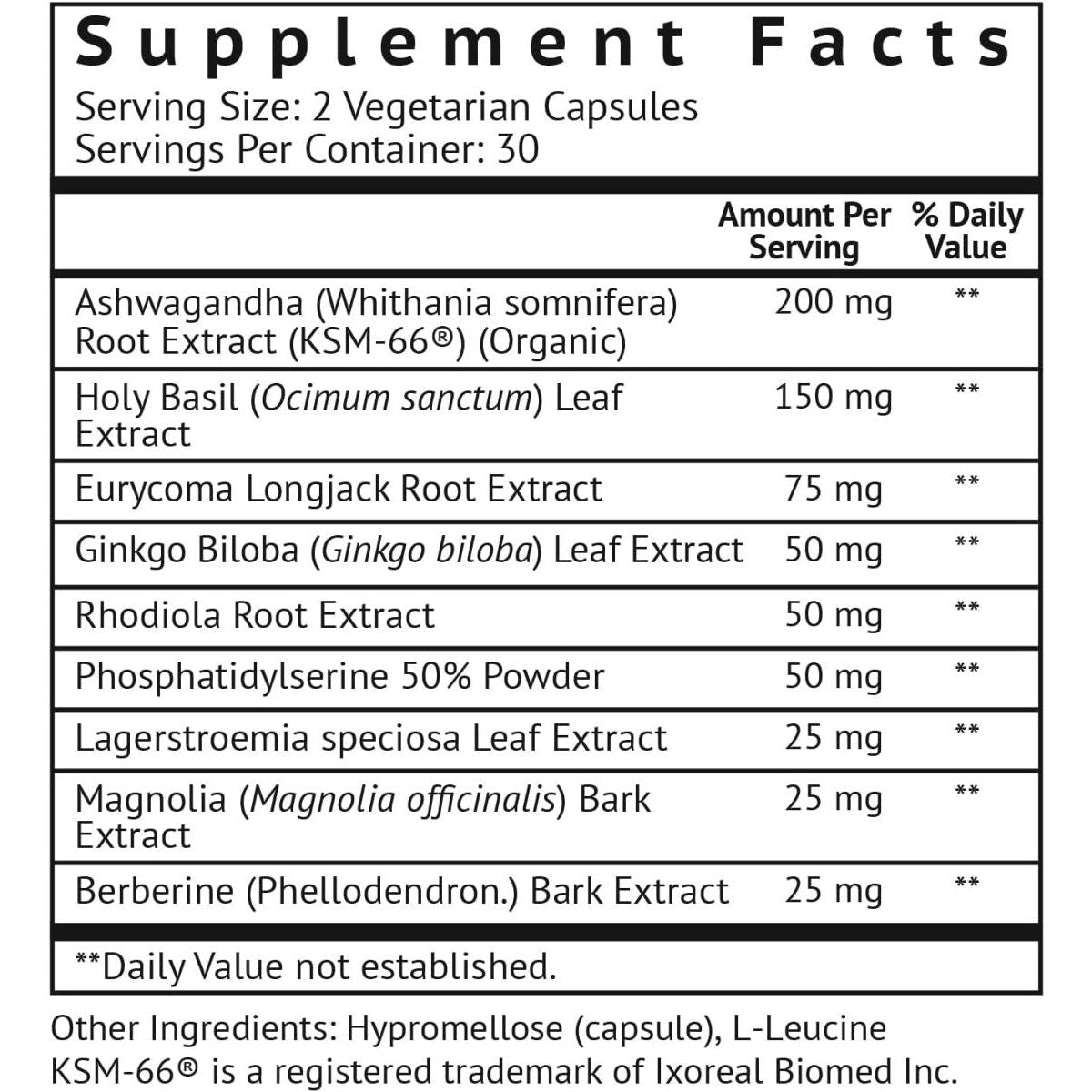 Vitamonk Cortitrax Natural Cortisol Blocker - Doctor Formulated Cortisol Manager, 60 Capsule - Suppviv