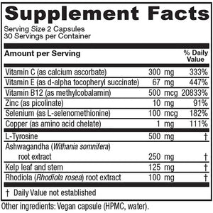 Vitanica Thyrofem, Thyroid Gland Support, Vegan, 60 Capsules - Suppviv