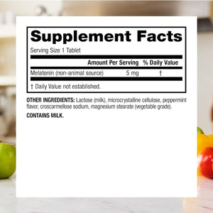 Webber Naturals Extra Strength Melatonin 5 Mg Sleep Aid for Adults 200 Tablets - Suppviv