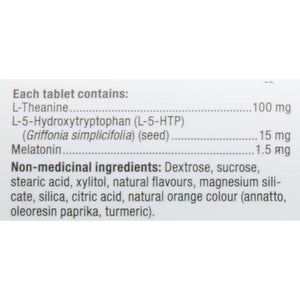 Webber Naturals Super Sleep Melatonin plus L - Theanine & 5 - HTP, 90 Soft - Melt Tablets - Suppviv