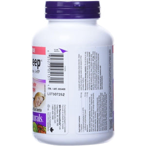 Webber Naturals Super Sleep Melatonin plus L - Theanine & 5 - HTP, 90 Soft - Melt Tablets - Suppviv