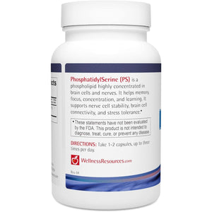 Wellness Resources Phosphatidylserine Soy - Free Sunflower Source (100Mg, 120 Capsules) Non - Gmo, Vegan … - Suppviv