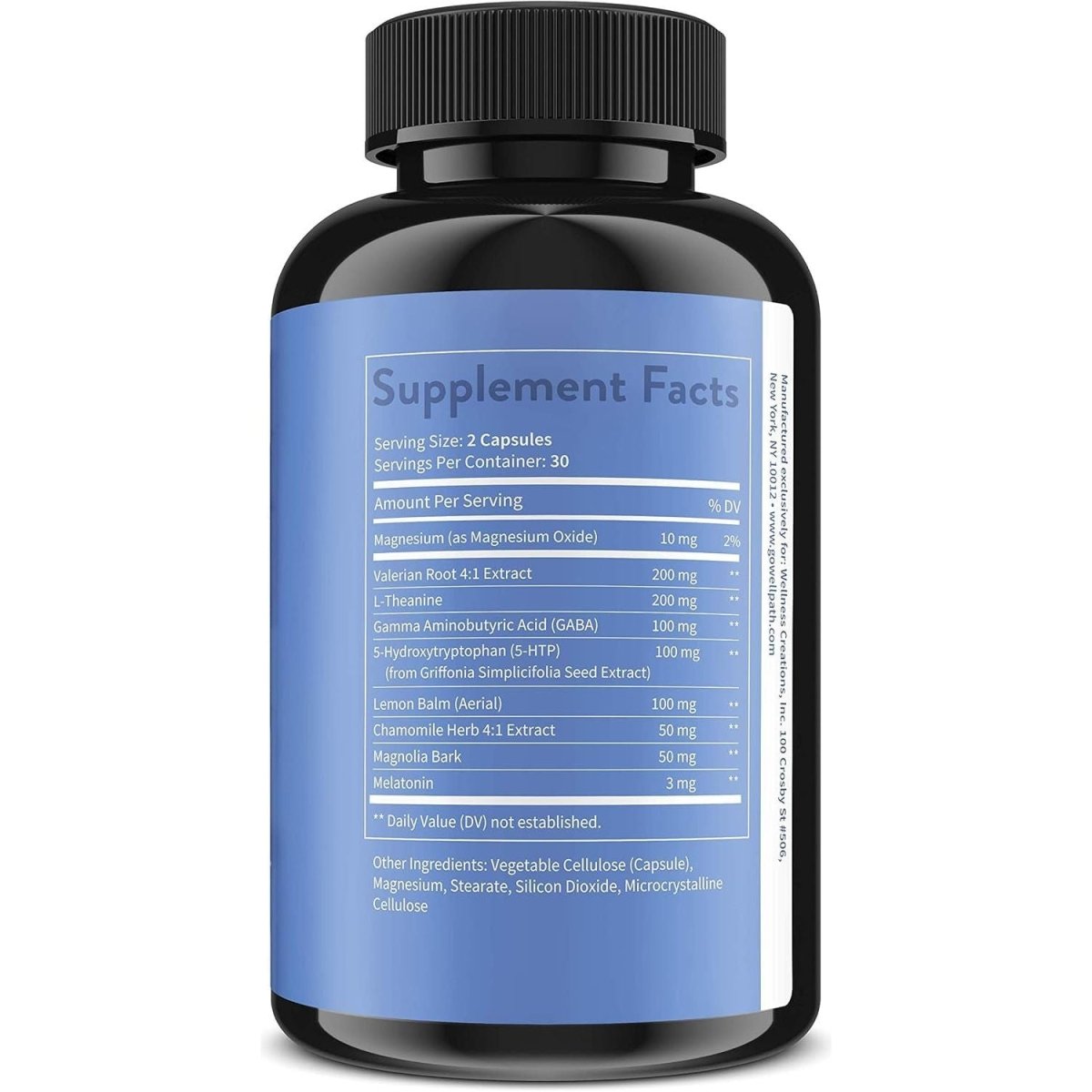 Wellpath Rest Valerian Root Sleep Aid for Adults with Melatonin & L - Theanine 60 Ct - Suppviv