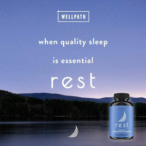 Wellpath Rest Valerian Root Sleep Aid for Adults with Melatonin & L - Theanine 60 Ct - Suppviv