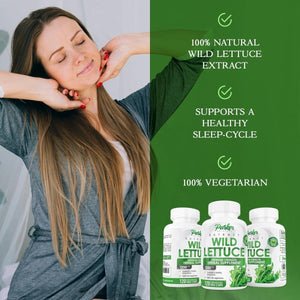Wild Lettuce Capsules, 1200Mg Herbal Sleep Supplement 120 Capsules - Suppviv