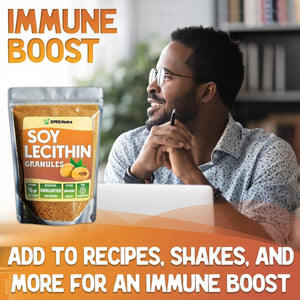 XPRS Nutra Soy Lecithin Granules - 100% Pure Soy Lethicin Granules - (16 Ounce) - Suppviv