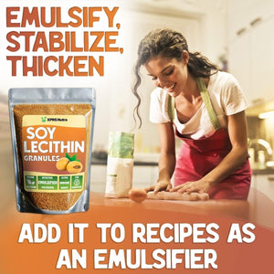 XPRS Nutra Soy Lecithin Granules - 100% Pure Soy Lethicin Granules - (16 Ounce) - Suppviv