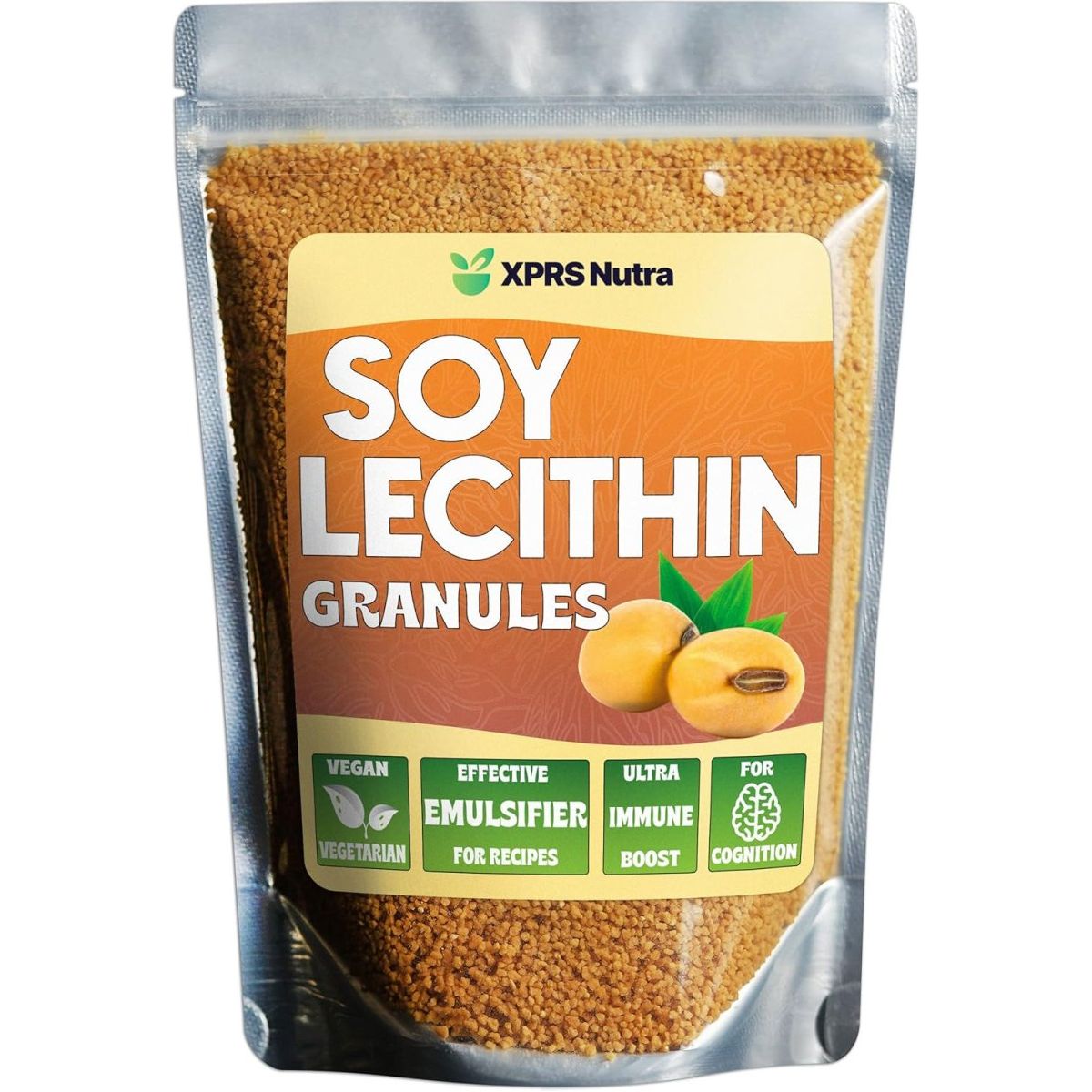 XPRS Nutra Soy Lecithin Granules - 100% Pure Soy Lethicin Granules - (16 Ounce) - Suppviv