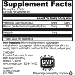 XYMOGEN Melatonin CR (90Tablets) - Suppviv