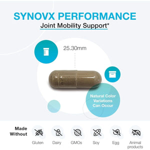 XYMOGEN Synovx Performance - Stay Active with Joint Mobility & Cytokine Balance Support - (60 Capsules) - Suppviv