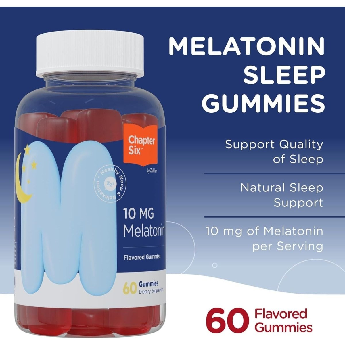 Zahler - Chapter Six Melatonin Gummies for Adults 10Mg - Suppviv