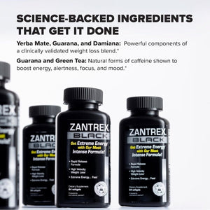 Zantrex Black - Weight Loss Supplement Pills 84 Count - Suppviv