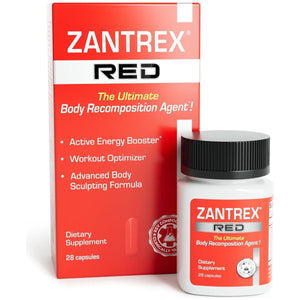 Zantrex Red - Body Recomposition - Body Sculpting - Incredible Energy, Focus, Improved Mood – 14 Servings - Suppviv