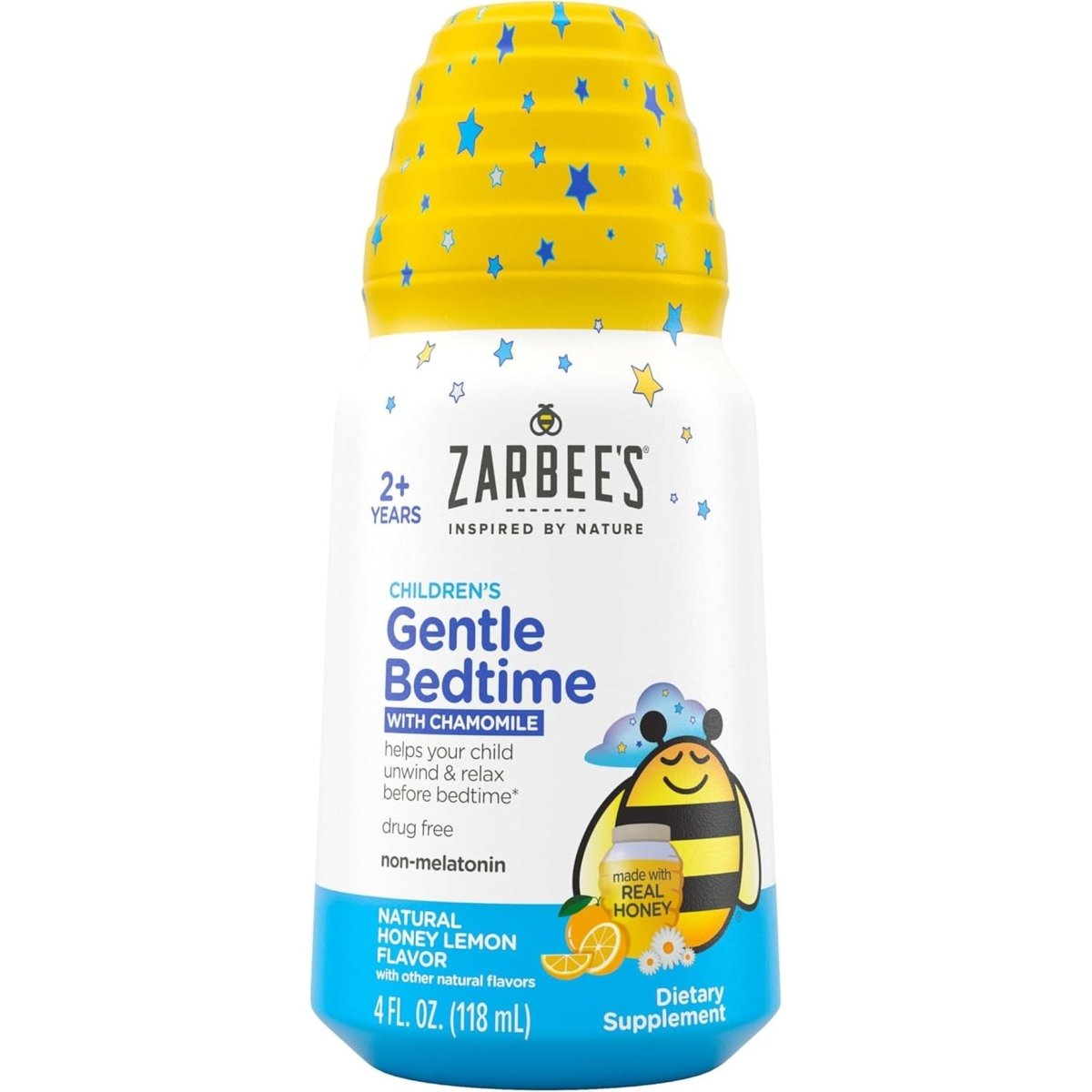 Zarbee'S Gentle Bedtime Liquid for Kids - Melatonin - Free Blend 4Oz - Suppviv