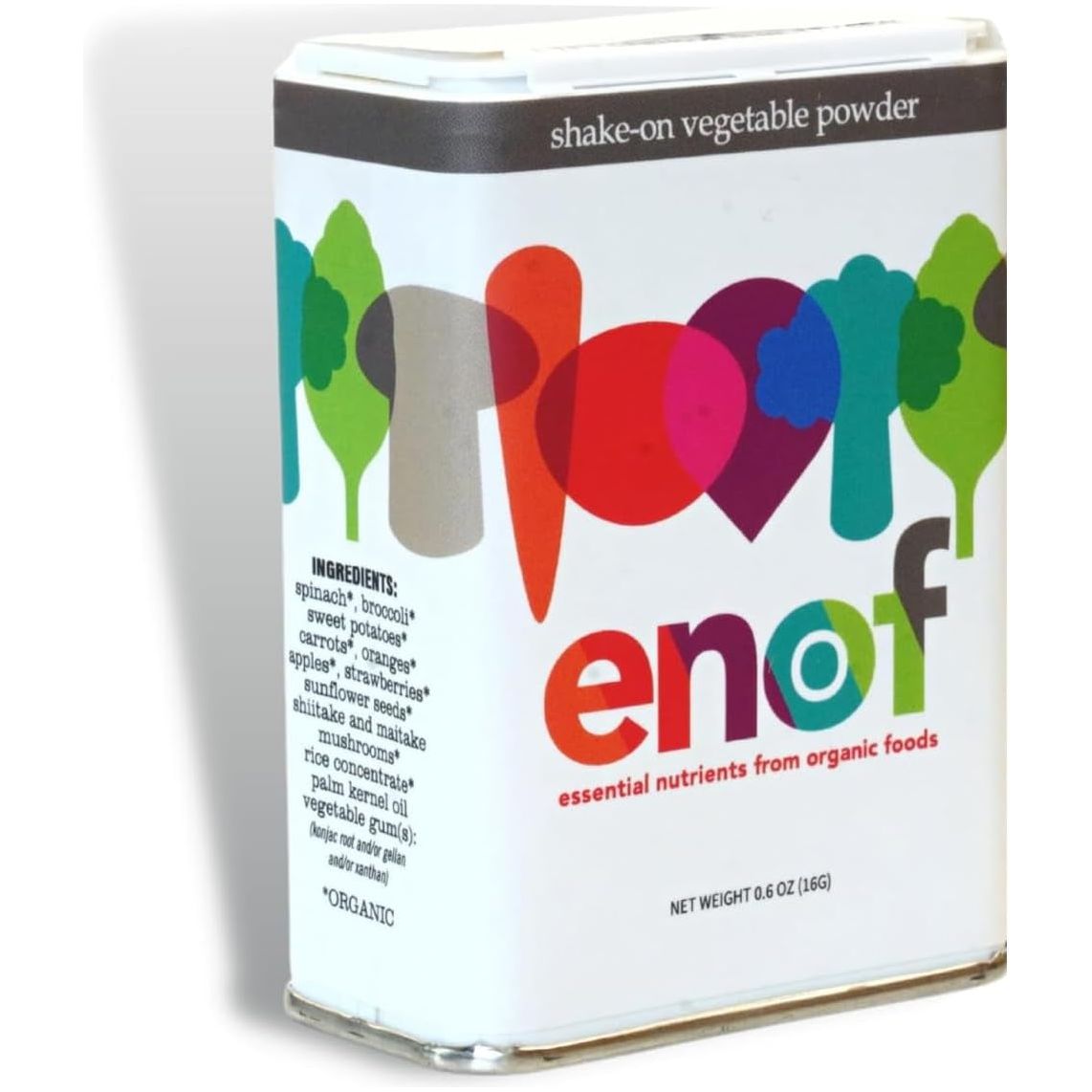 ENOF Organic Fruit & Vegetable Powder Supplement Kids & Adults, 10 Clean Ingredients, 1 Month Supply