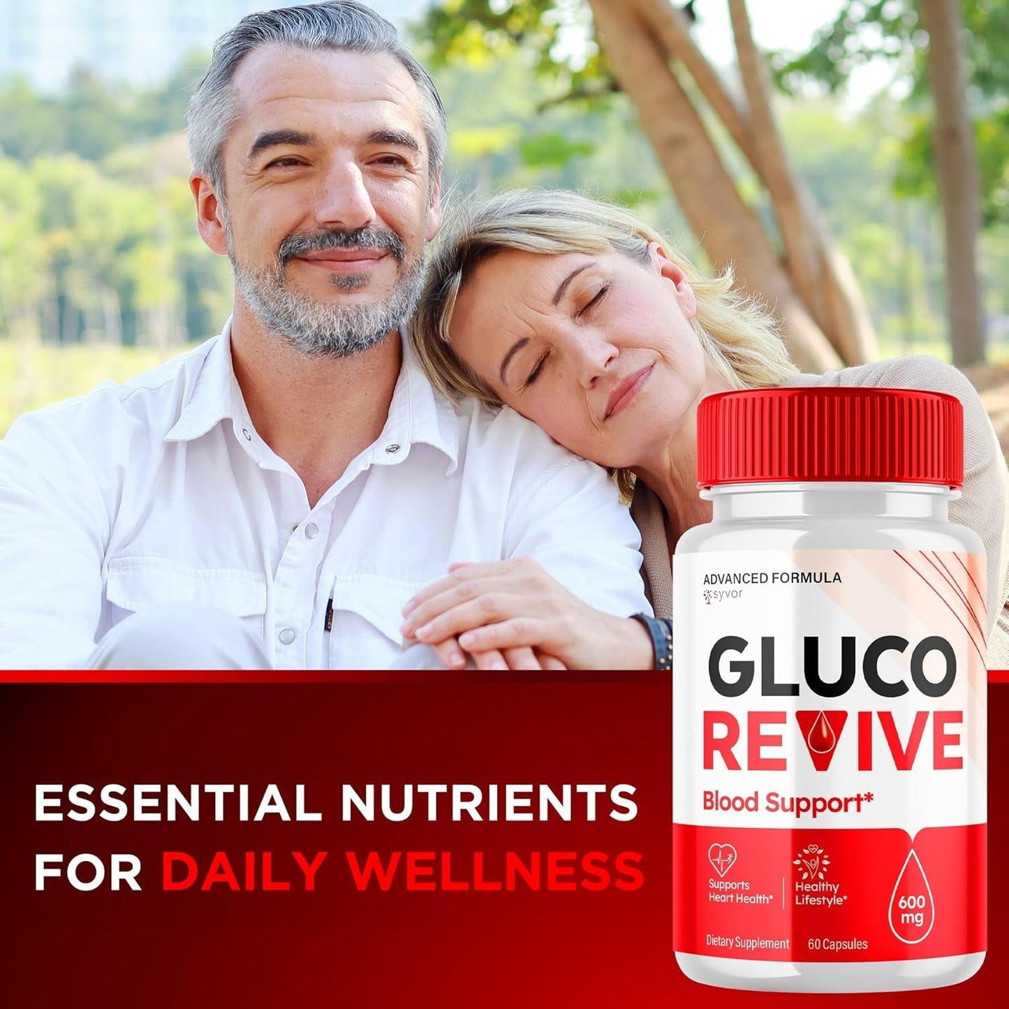 Gluco Revive Advanced Formula Vitamin Pills - Supports Healthy Lifesytle Glycogen Support (60 Capsules)