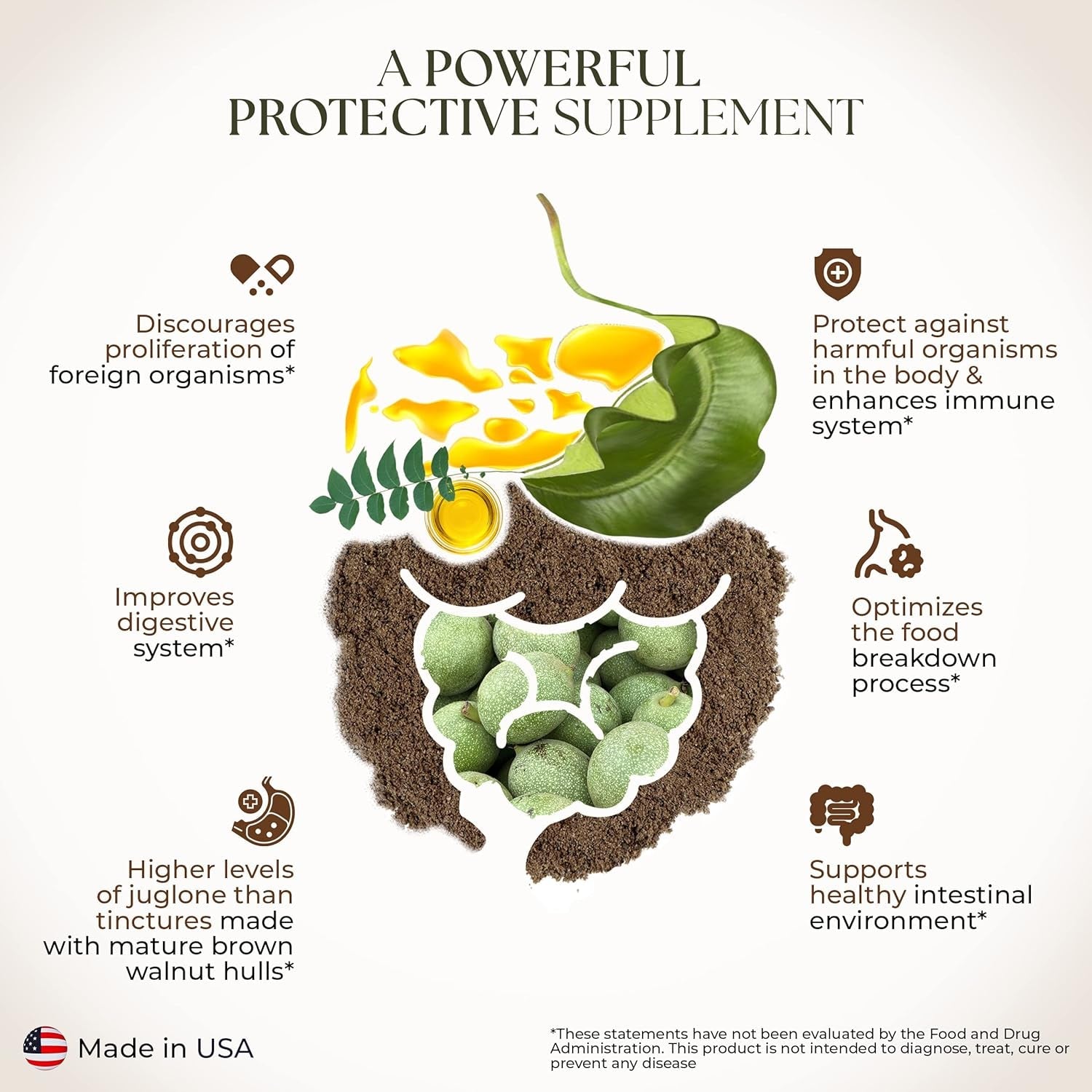 Original Green Black Walnut Hull Tincture (Extra Strength) by Dr. Hulda Clark, 4 Oz